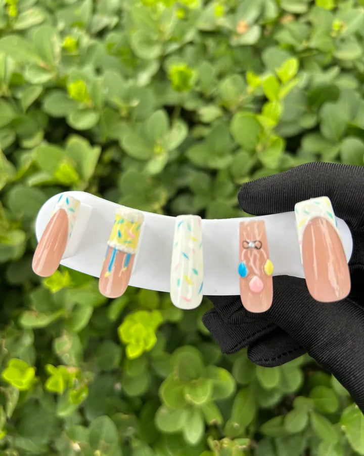 112 Candy Sprinkles Cute Nails